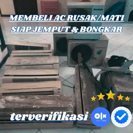 BELI AC RUSAK | MATI AC 1/2 PK , 1PK . AC 2 PK SHARP DAIKIN LG DLL