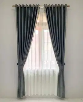 Jual & Pasang Gorden Vitrase Wallpaper Roller Blinds Korden Gordeng