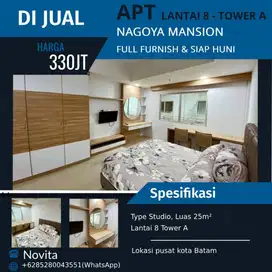 1 Unit APARTMENT NAGOYA MANSION Full Furnish & Siap Huni