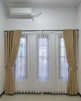 Jual & Pasang Gorden Vitrase Wallpaper Roller Blinds Korden Gordeng