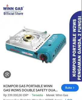 Kompor gas portabel merk winn gas