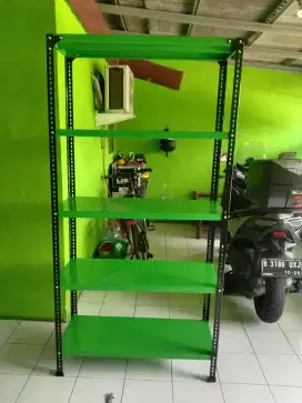 RAK BESI SIKU LUBANG SIAP KIRIM DAN COD