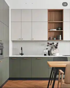Custom Interior Kitchen Set, Backdrop TV, Lemari, Wardrobe