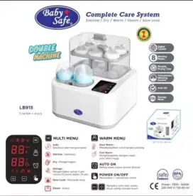 Baby safe complete care Sterilizer, dry, warm, steam, slow cook