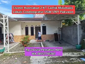 Kontrakan 2KT Dekat UGM Pakuwon Mall 24Juta Nett diCondongcatur