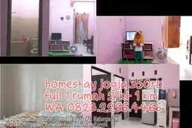 Sewa Rumah Maliboro 20mnt Yogya AC Kelurga 2K  Harian Mingguan Bulanan