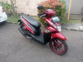 Honda Beat Fi 2013 merah candy