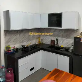 Aluminium Frameless Finishing ACP Kitchen set