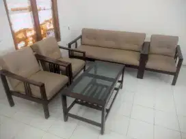 Kursi meja jati tua