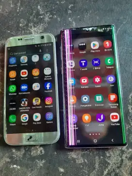 Samsung note 10 5G vs smsung s7 flat minusan.
