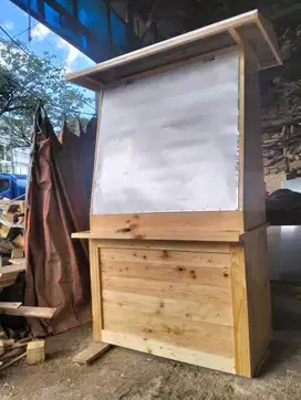 Gerobak Kayu Belanda Roda