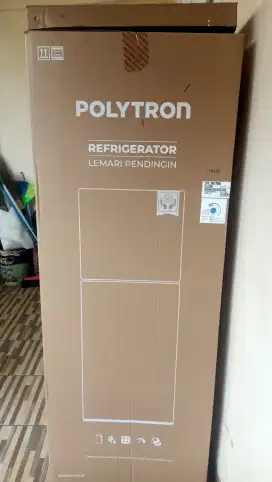 Kardus kulkas polytron 2 pintu