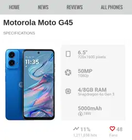 HP Motorola g⁴⁵ 5G