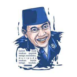 kaos bungkarno cakep