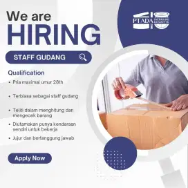 Dibutuhkan Staff Gudang