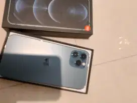 Iphone 12 promax 128gb all operator mulusss warna blue