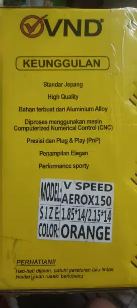 Velg VND Aerox New 155