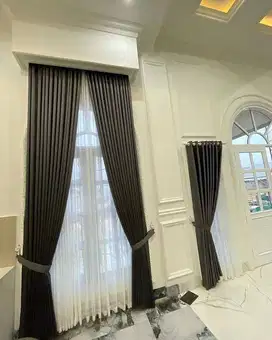 Jual & Pasang Gorden Vitrase Wallpaper Roller Blinds Korden Gordeng