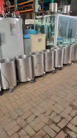 Tangki double jacket heater 1kw stainless