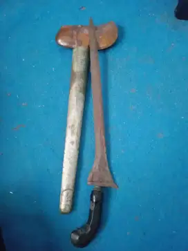 Keris Tilam upih (borojol) sepuh, tua, dan antik. Wesi aji.