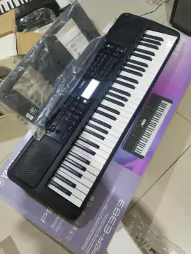 Keyboard Yamaha PSR E383 Fullset Istimewa
