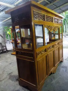 Gerobak Mieayam Bakso jati ukiran