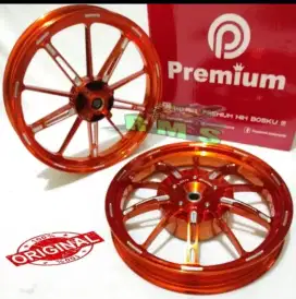 Velg premium palang 10 ring 14 + dis cakram Delkevic