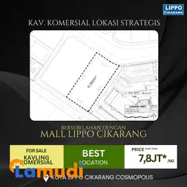 Jual Tanah Komersial Strategis Dekat Dengan Lippo Mall