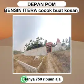 Tanah siap bangun LOKASI SANGAT STRATEGIS SEKALI DENGAN Kampus ITERA