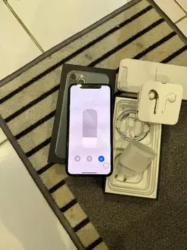 Dijual Iphone 11 Pro 64GB Green Mulus Lengkap Terdaftar