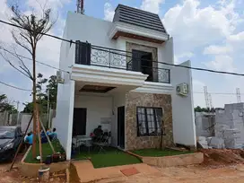 Rumah 2 Lantai +Rooftop Design Klasik Eropa, FREE ALL BIAYA² +FURNISH