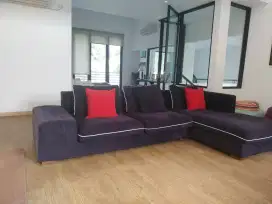 DIJUAL CEPAT SOFA L Besar ( HITAM )