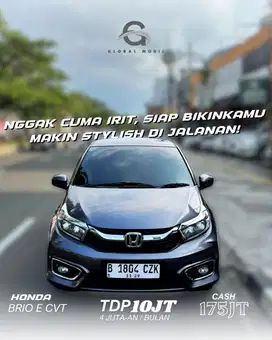 Mau Mobil lucu dan keren di Tongkrongan ? Brio E CVT A/T