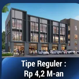 RUKO HAMPTON EAST GADING SERPONG HADAP JALAN BOULEVARD