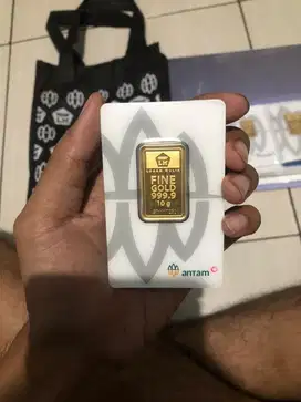 Antam 10 gram certieye