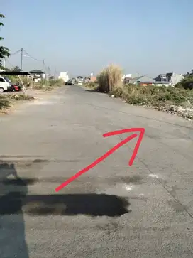 Tanah noll jalan di Gunung Anyar Tambak