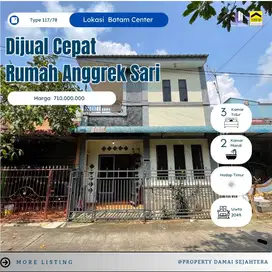 DIJUAL MURAH RUMAH ANGGREK SARI BATAM CENTER