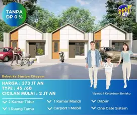 Hunian Murah Dekat Stasiun Citayam Bogor