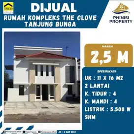 RUMAH THE CLOVE TANJUNG BUNGA ( SUDUT )