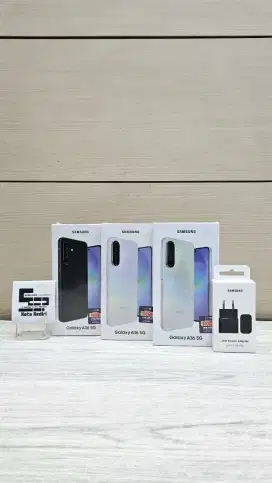 New Samsung A36 5G 256GB Free Adapter ORI 25W Garansi Resmi