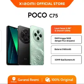 Xiaomi POCO C75 RAM 8+8 GB ROM 256 GB BARU Garansi Resmi 1 tahun