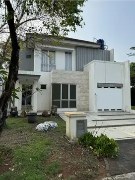 rumah 2 lantai 12x25, cluster cajuputi - de park di bsd, kawasan mewah