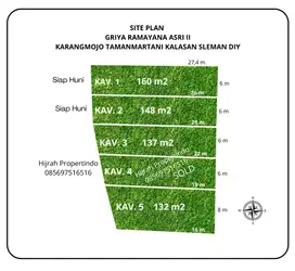 Giya Ramayana Asri. FREE BBN. SIAP HUNI SIAP BANGUN & KAVLING TANAH