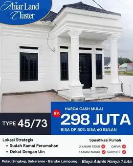 Rumah 2 Kamar Bisa Kredit Syariah