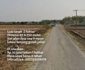 Di sewakan tanah luas 2 ha nol jalan jalur kab