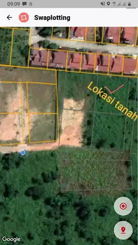 Tanah murah utk investasi, 1,1km dari jalan Sudirman kota Pekanbaru