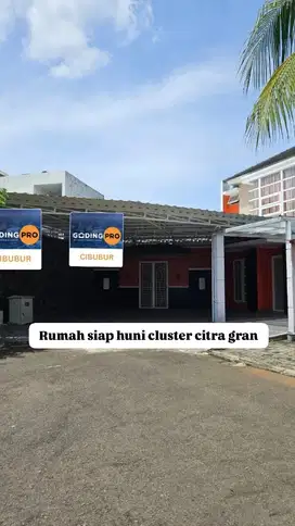 Di Jual Rumah Hoek dalam Cluster di Citra Gran Cibubur