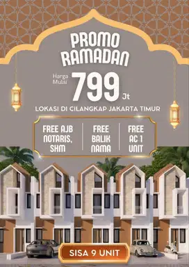 RUMAH 2LANTAI JAKARTA TIMUR PINGGIR JALAN RAYA CILANGKAP