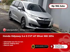 [ WARRANTY ] Honda Odyssey 2.4 S CVT AT Silver 2014/2015