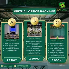 Virtual Office Strategis Jakarta Selatan, Mulai 1.95 Juta/Tahun!